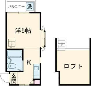 シャトー武蔵境【2階】の間取り