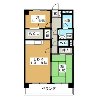 第3寺尾ビル【4階】の間取り