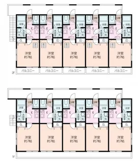 ベルガーデン【1階】の間取り