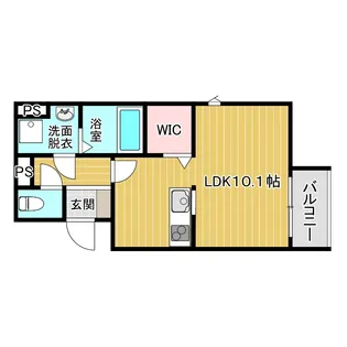 大阪府摂津市正雀本町1【アパート】の間取り