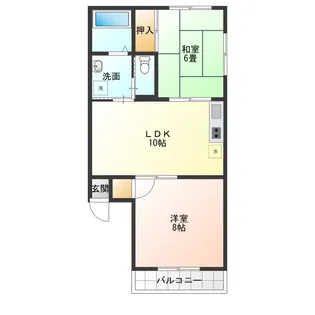 ハイツさんさん【1階】の間取り