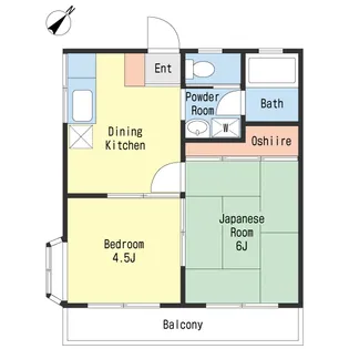 メゾン小川【2階】の間取り