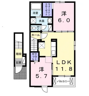 ネオ サンライズ【2階】の間取り