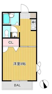 パラディーゾ【1階】の間取り
