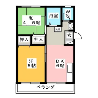 コーポ山田【3階】の間取り