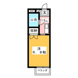 フォレストハイツ【1階】の間取り