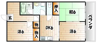 F・Kコーポ【4階】の間取り