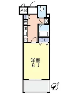 グランヴァンウエストヴィル町田【4階】の間取り