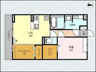 ピアット【1階】の間取り