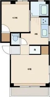 グリーンハイツ【4階】の間取り