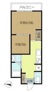 ジョイライフ桜上水【3階】の間取り