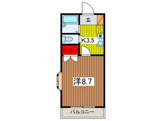 RAFFINE MIYAHARA【2階】の間取り