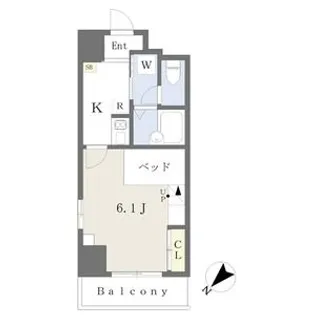 Flat郡山【7階】の間取り