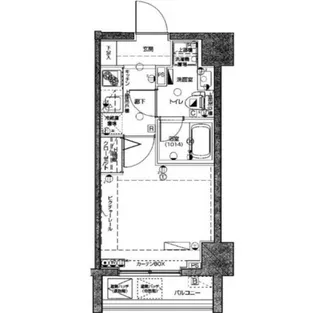 Le’a横濱東口壱番館【6階】の間取り