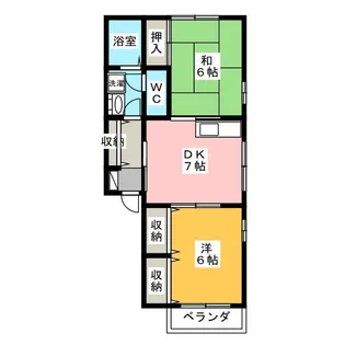 第2芝西フローラ【2階】の間取り