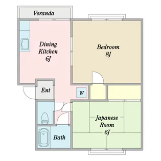 トラッドみずほI【1階】の間取り