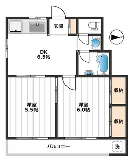 第3ルナマンション【4階】の間取り