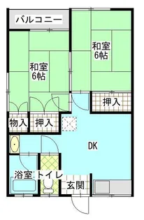 ビジューコーポ【2階】の間取り