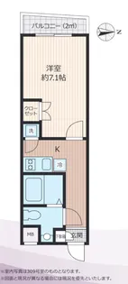 Beverly Homes 下赤塚【2階】の間取り