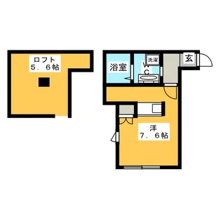 アノンテラス向ヶ丘遊園V【1階】の間取り