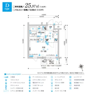 グランティアラ駒込【2階】の間取り