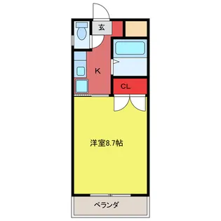 第3馬橋マンション【1階】の間取り