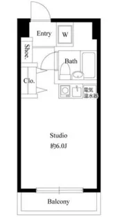 クレセントコート柏【6階】の間取り