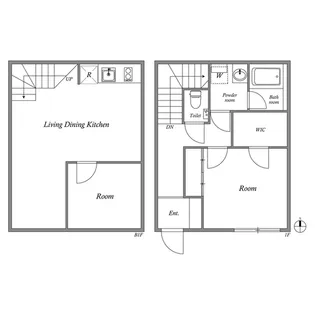 HJ PLACE神楽坂【1階】の間取り