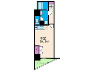 EZA蛍池【6階】の間取り