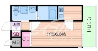 W.O.B.KYOBASHI【6階】の間取り