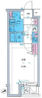 MAXIV亀戸水神GENOVIA skygarden【4階】の間取り