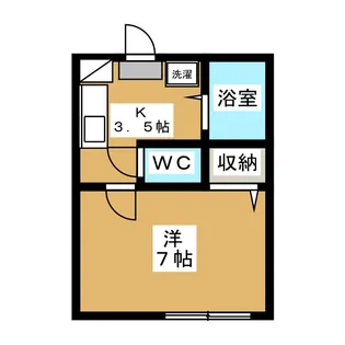 自由が丘丸田コーポラスA棟【2階】の間取り