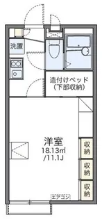 レオパレスマルベリーランチB【2階】の間取り
