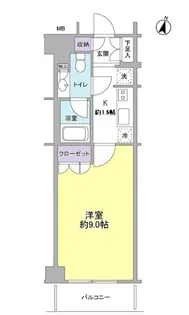 サン・クレスト【3階】の間取り