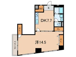 コーポ松原【3階】の間取り