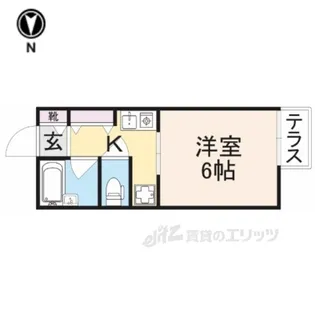 ラ・リビエール【2階】の間取り