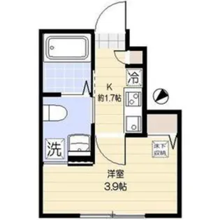 ソルナクレイシア久我山【1階】の間取り