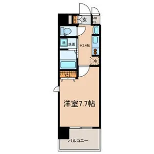 ブルームライフ黒川【8階】の間取り