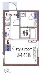 アヴァンタージュ恵比寿【2階】の間取り
