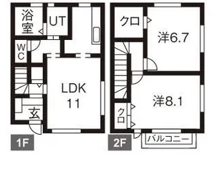 メゾンパルクの間取り