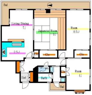 パークサイド21【3階】の間取り