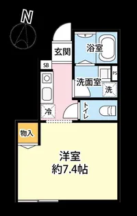 ウエルストン大泉【1階】の間取り