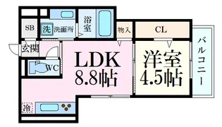 Jブルー翠II【3階】の間取り