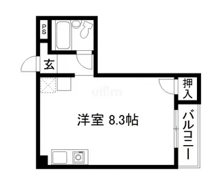 グロリアス杉本【3階】の間取り