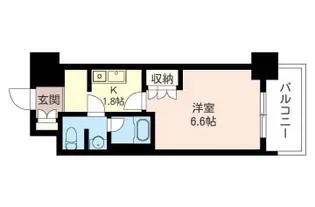 エスティメゾン武蔵小金井【11階】の間取り