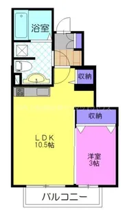 グレイスコート清原台 B【2階】の間取り