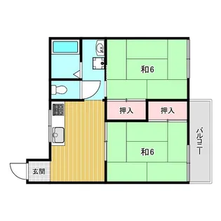 アネックス甲子園三番町【1階】の間取り