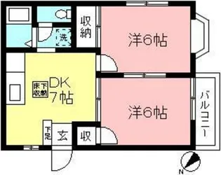 太田ピア弐番館【2階】の間取り