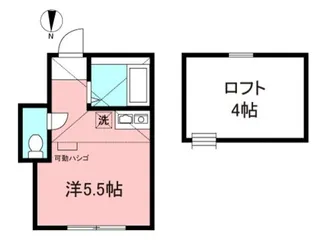 ユナイト大岡プルメリア【2階】の間取り