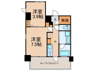 B CITY APARTMENT ITABASHINORTH【6階】の間取り